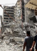 بازدید هیات کارشناسی دولت از محل ریزش ساختمان متروپل