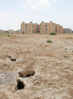 تصاویر: اصفهان در حال بلعیده شدن!