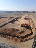 گزارش تصویری از آماده سازی فونداسیون پروژه ۳۴۶ واحدی بهارستان اصفهان