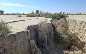 هشدار فرونشست در جنوب کرمان+مناطق درگیر بحران