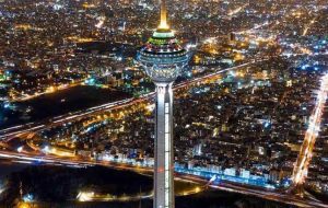اطلس نامتقارن جمعیت تهران